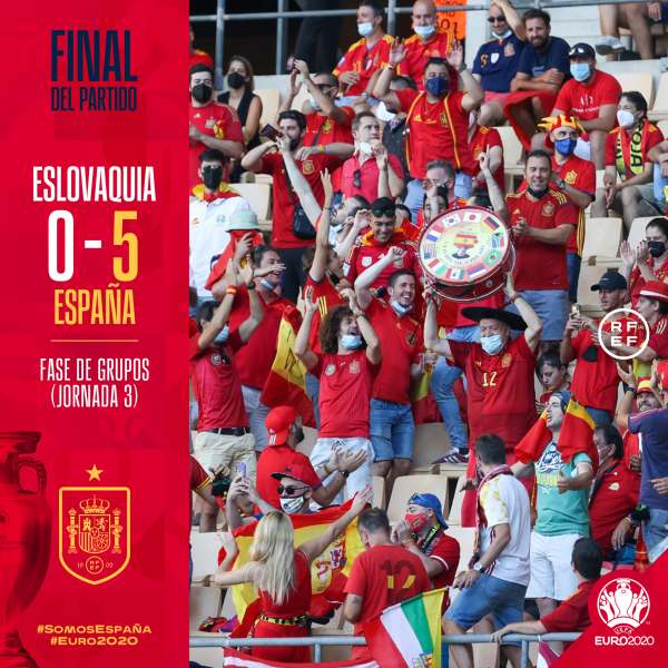 欧洲杯赛果：两造乌龙,拉波尔特萨拉维亚托雷斯建功西班牙5-0狂胜斯洛伐克