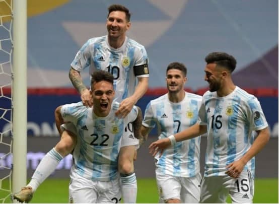 美洲杯赛果：阿根廷总比分4-3战胜哥伦比亚晋级美洲杯决赛