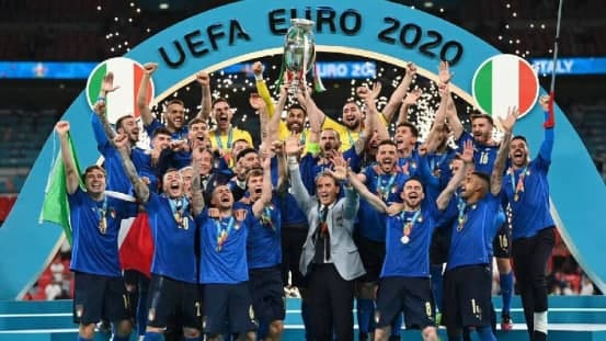 欧洲杯决赛：意大利点球大战击败英格兰夺得欧洲杯冠军